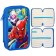 Penal 2 sections, 125x205x40 mm, laminated cardboard, spider-man