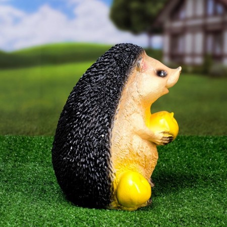 Garden figure "Hedgehog with apple" 26cm-2