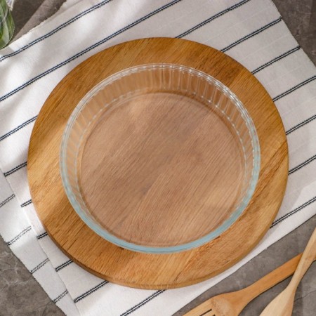 Zarina baking, glass, 2500 ml, d = 26 cm, h = 6 cm-3