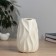 VAZA Ceramics Table "Grayem" D-7 cm, 17.5x10 cm, white