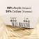 Baby Cotton yarn 50% acrylic 50% cotton 165m/50g (402 harsh)