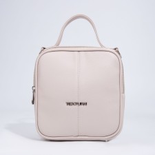 Women's bag over the shoulder Textura, small size, beige color