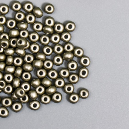 Glass beads 6/0 "metallic. Mountain echo" 10 g