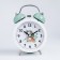 Alarm clock "Unicorn", discrete move, aa, 9.5 x 14 x 5 cm, white