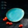 Porcelain dish for feeding Magistro "Cerera", 21 × 18.7 cm, blue color