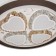 Chase with DPD "Amur" LED 160W 3000-6000K brown-white 52x52x8.5 cm Bayerlux