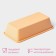 Baking uniform “Bread”, silicone, 22 × 11 cm, intra -size 20.7 × 10 cm, peach color