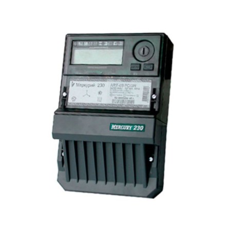 Mercury meter 230 AM-03, 3F, 5-7.5 A, 0.5S accuracy class, single-tariff
