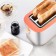 Toster KitFort KT-6216, 980 W, 7 fry modes, 2 toasts, metallic/orange