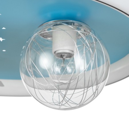 Lamp "Rocket in space" LED 48W E27 White-blue 47x47x15 cm Bayerlux-8