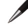 Gift handle, ballpoint, in the leatherette case, rotary, VIP case, black with silver inserts