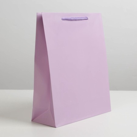 Gift package laminated, packaging, "lilac", ml 21 x 25 x 8 cm-3