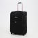 Small suitcase 24 "on lightning, code castle, with extension, black color