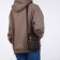Male bag on lightning, long belt, brown color