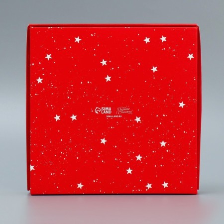 Folding box "Happy New Year", 20 x 20 x 4 cm, new year-5