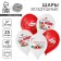 Latex ball 12 "Mommy", flowers, set 25 pcs.
