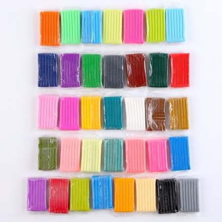 A set of polymer clay, 36 colors of 20 g, accessories-10