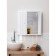 Hilton Premium Left bathroom set, white color