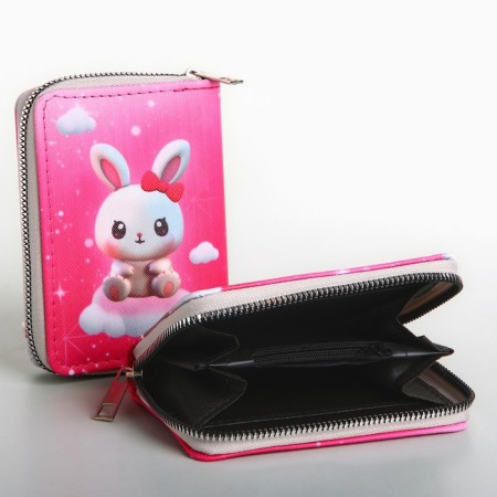 Kids' wallet "Bunny on the cloud" 13*2*8.5-2