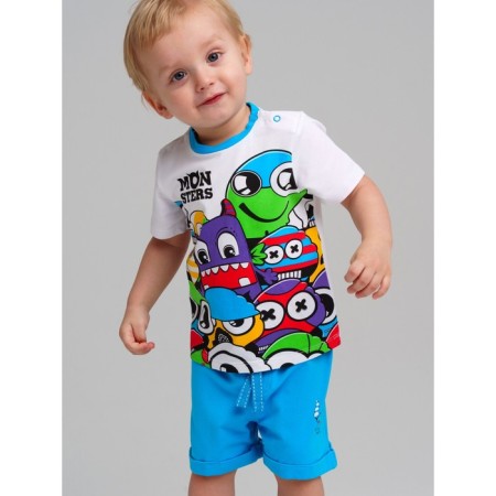 Set for a boy PlayTode: T -shirt and shorts, height 80 cm-1