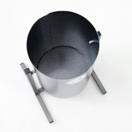 Urn street "Circle" 18 l, silver, tank 0.5 mm, 54 x 31 x 31 cm-2