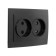 ROST "Elect" RS 16-237-h, double, without salary, hidden, black