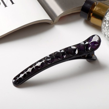 Lauren hair clip, 12 cm, black