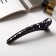 Lauren hair clip, 12 cm, black