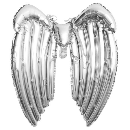 Foil ball 34 "Silver Wings"-1