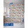 Photosttor for the bathroom "Field sketches", Saten, size 180x200 cm