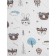 Glass sheet round, size 75x75x12 cm, Indians print