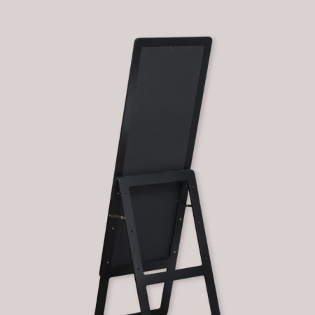 Floor mirror "Simple", black, 43x133cm-2