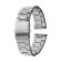 Solomon watch strap, 22 mm, metal, silver