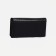 Women's wallet on magnets, black color