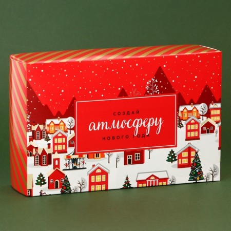 Candles in a glass with aromadiffusor New Year's “Magic New Year”, set, candles 2 pcs., Aromadiffusor 1 pc., Aroma pine-12