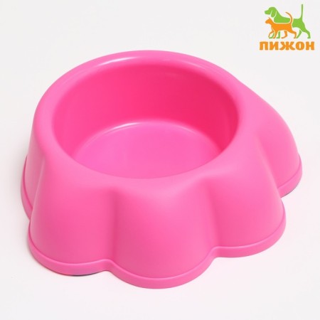 Figure plastic bowl 26.5 x 24 x 8.5 cm, pink