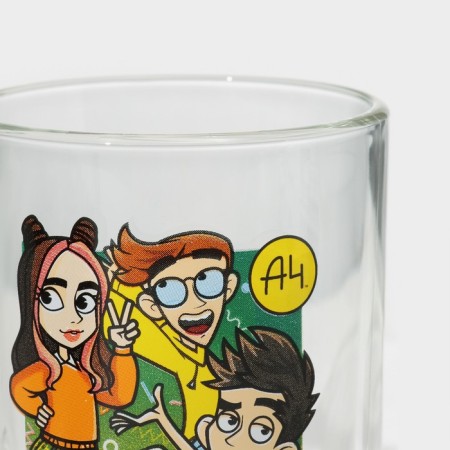 Glass mug "Vlad A4. Vlad and Company ", 230 ml-2