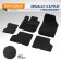 Renaults Autoflex, Renault Kaptur 2016-2020 2020- in., Textiles, graphite, 5 parts, with fasteners, 5470401