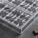 Konfinetta chocolate form “Tiles with rings”, 27.5 × 17.5 × 2.5 cm, 3 cells (15.3 × 7.5x0.8 cm)