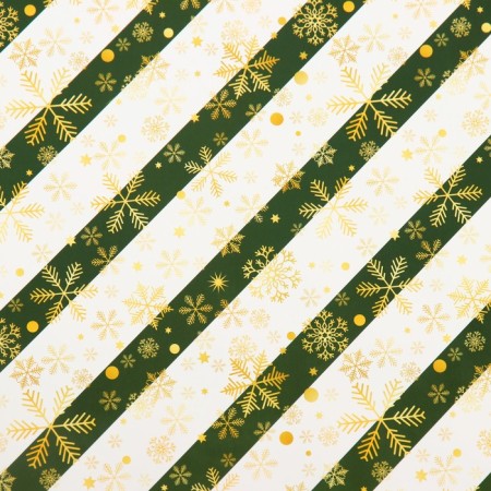 Glossy packaging paper "Snowflakes!", 50 x 70 cm-3