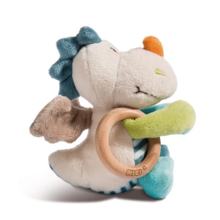 Soft toy Nici "Dragile Dragon", with a ring and a bell, 15 cm-1