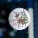 LED toy on Velcro "Deer" 13 cm, batteries Lr44x3, glow of multi