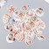 Stickers for creativity "sea shells" set of 46 pcs 4.4x4.4x1.1 cm