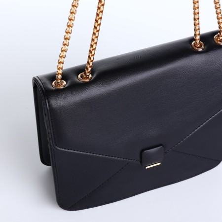 Female bag on a magnet, small size, black color-4