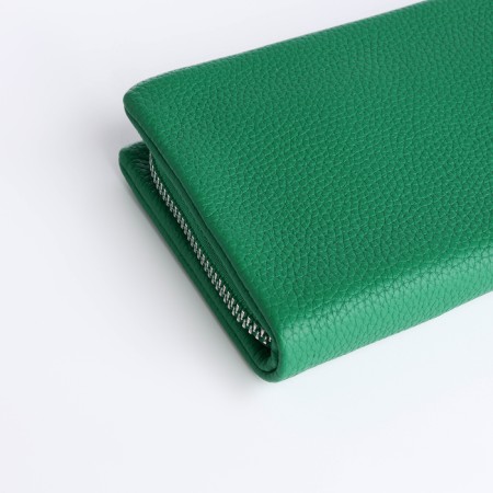 Women's wallet with lightning, green color-2