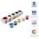 Modeling dough, 5 colors, 450 g, eco on a plant basis, cardboard