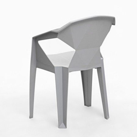Armchair for the garden "Epica" gray, max. load 120 kg, 41.5 x 56.5 x 81 cm-4