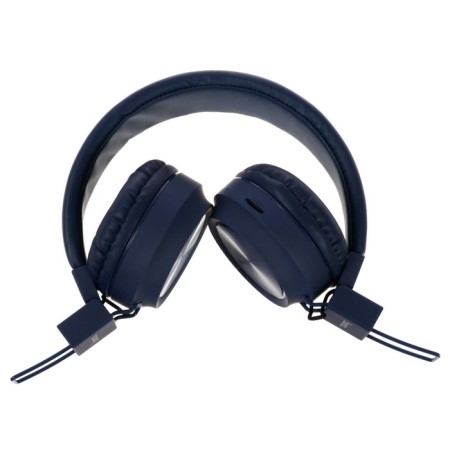 Hoco W25 headphones, wireless, overheads, BT5.0, 300 mAh, microphone, blue-7