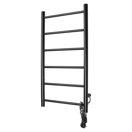Electric towel Domoterm 109-6, 400x800 mm, right, black matte-1