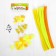Set for creativity from wire with pile, pompons, eyes No. 9, color mix